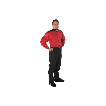 G-Force One Piece Suit Adult Extra Large SFI 32A1 Rated Thermal Protective Performance 10 Red 4125XLGRD